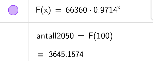 Beregning av antall fiskere i 2050