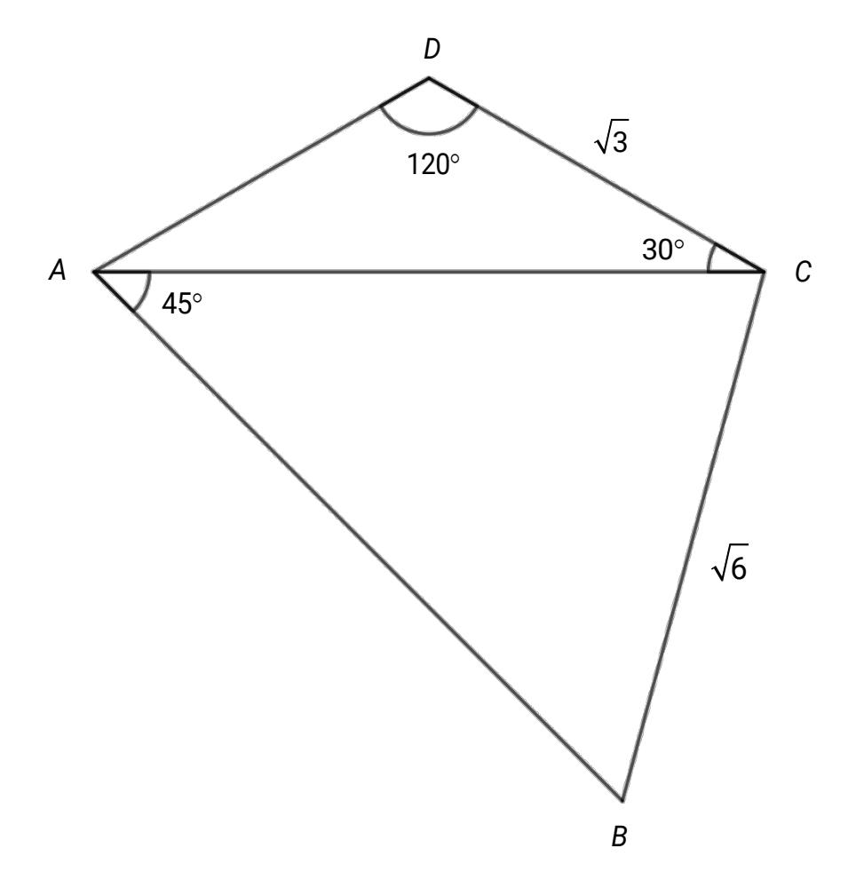 Figur med firkant ABCD