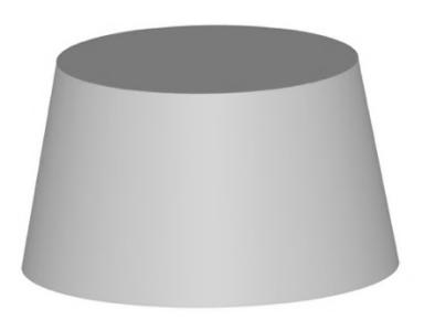 Klatrevegg – rettavkortet kjegle